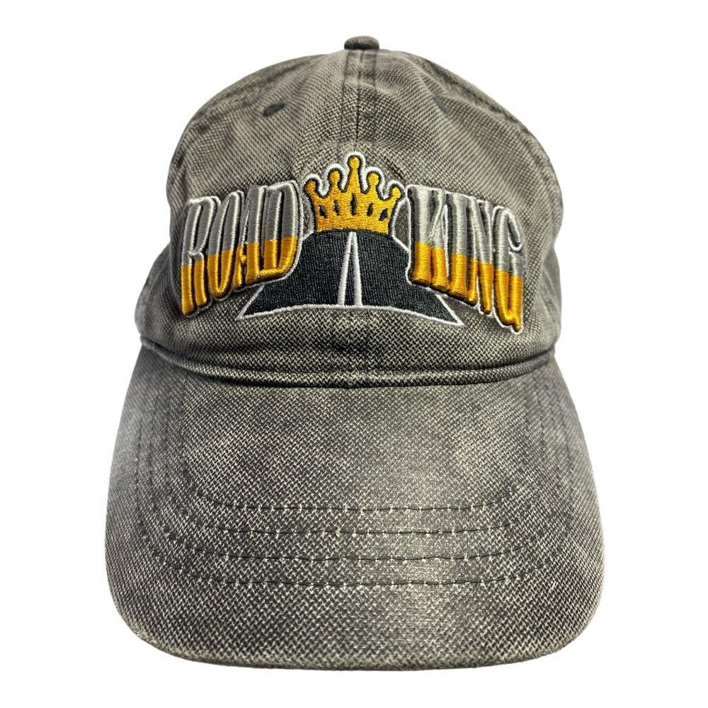 Wild Wear Road King of the Road Gray Adjustable Cap Hat